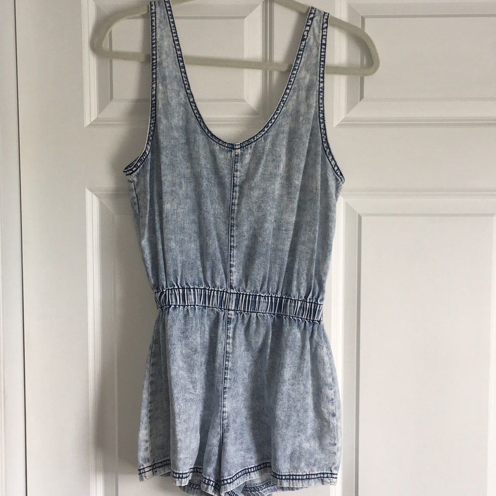 LA hearts jean romper
